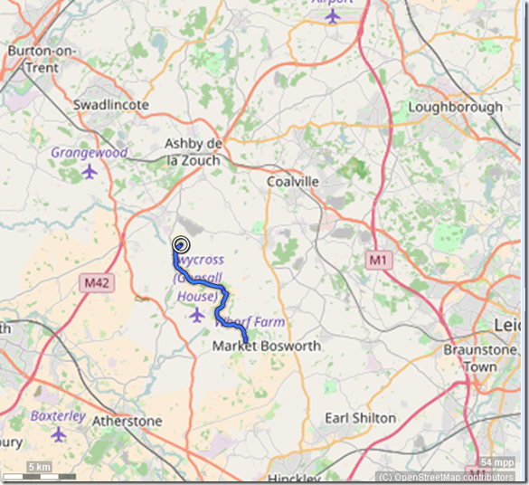 Map snarestone to Bosworth